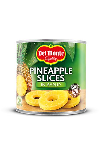 Pineapple slices in syrup